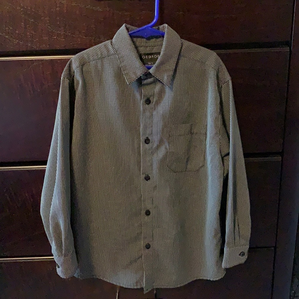 Boys George Long Sleeve Dress Shirt Sz 6/7